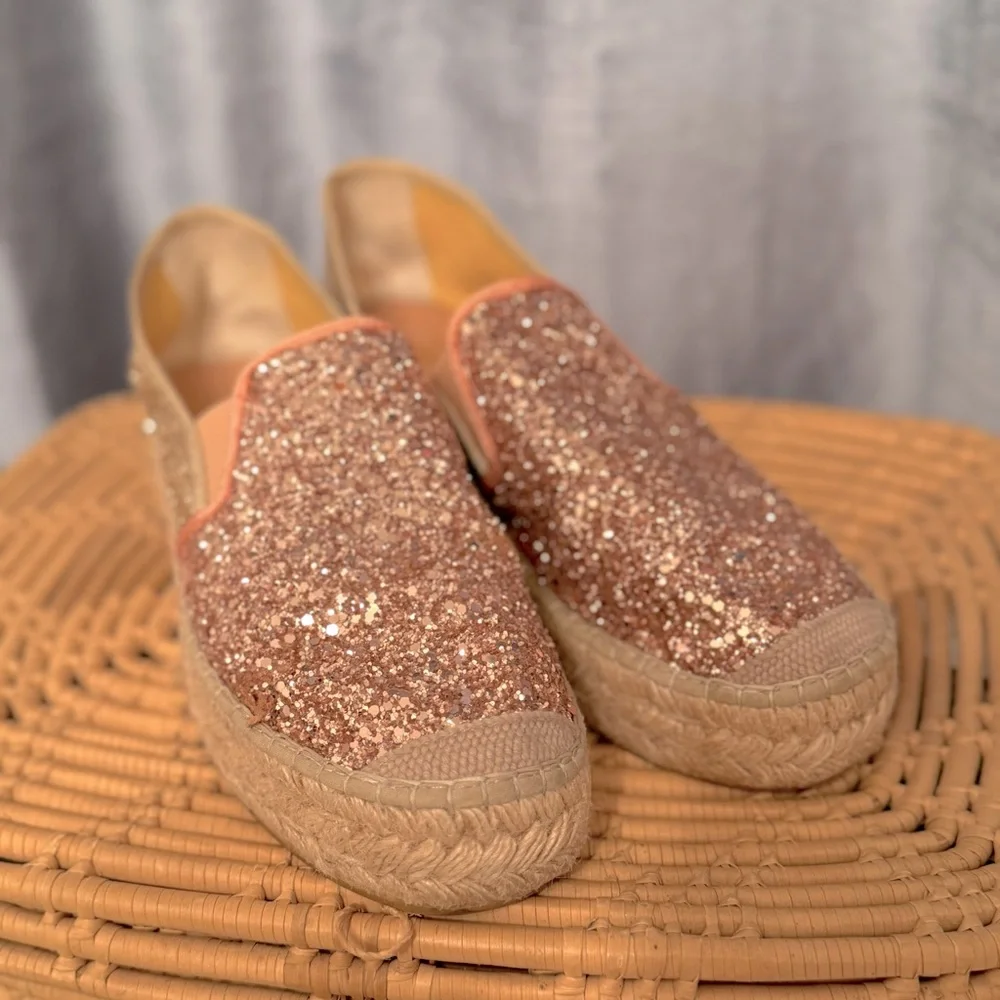VIDORRETA  Glitter | Gold & Rosegold | Shoes Size 40